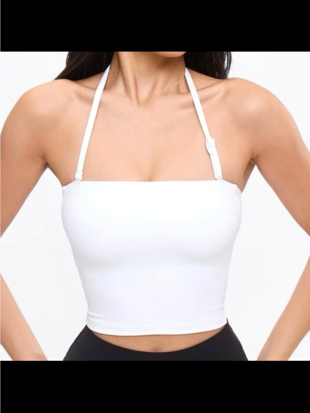 Buffbunny butter bandeau crop top